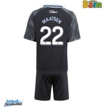 Aston Villa Ian Maatsen #22 Bortedraktsett Barn 2025-26 Kortermet (+ Korte bukser)